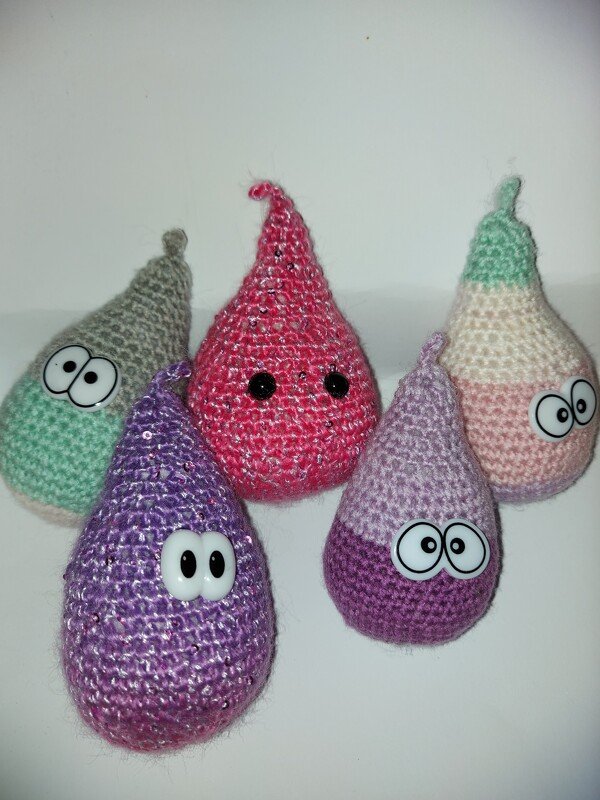 lustige Tropfenparade - Häkelanleitung perfekt für Anfänger - Bild 2