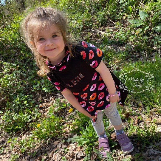 Kleid Elisa Gr. 86-140 Nähanleitung und Schnittmuster