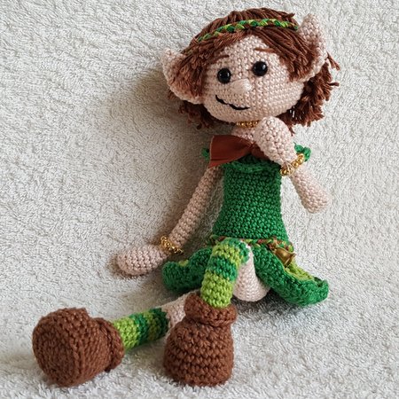 Forest Fairy / Forest Elf Moni - Crochet Pattern