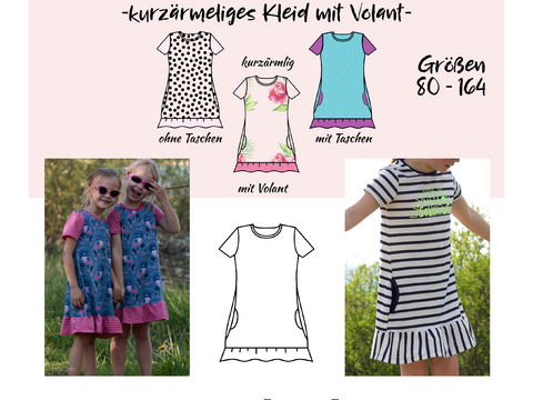 Anleitung Kleid Blueberry Sky Gr. 80 - 164