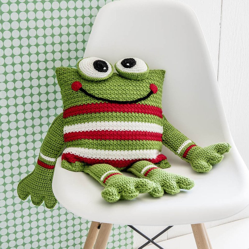 Lustige Tierkissen: Fredi Frosch - Bild 2