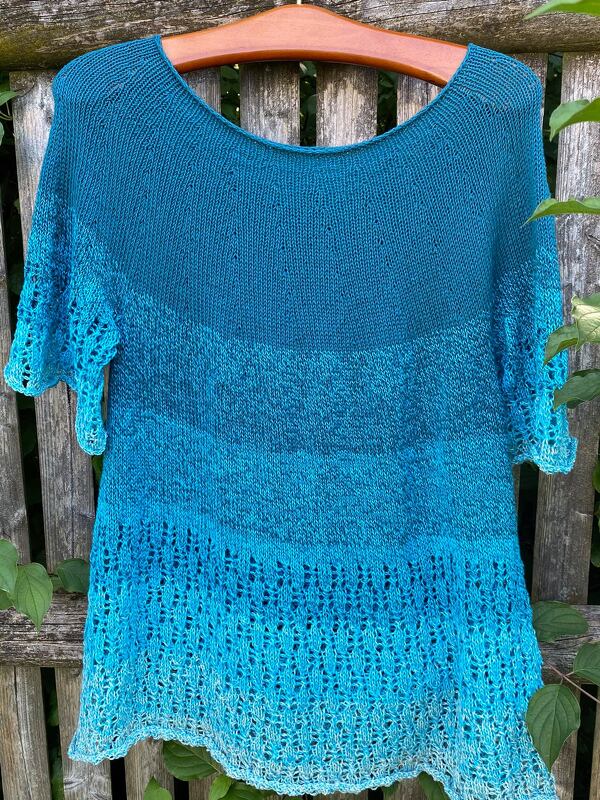 Tunika, Shirt "Mango Tango", Rundpasse, Gr. S-XXXL, Stricken - Knitting