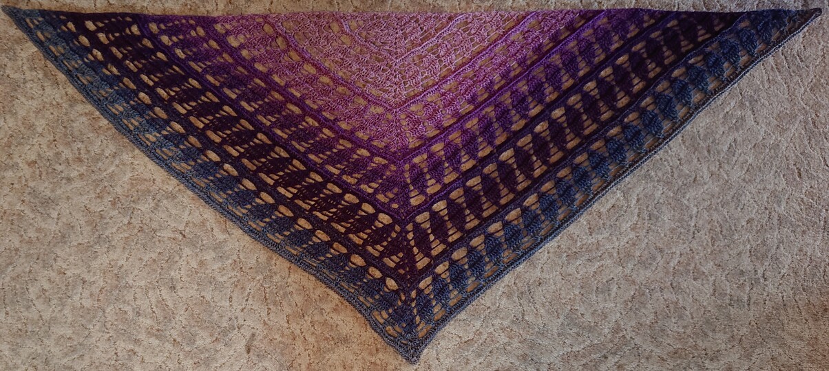 Tuch Ria häkeln Dreieckstuch