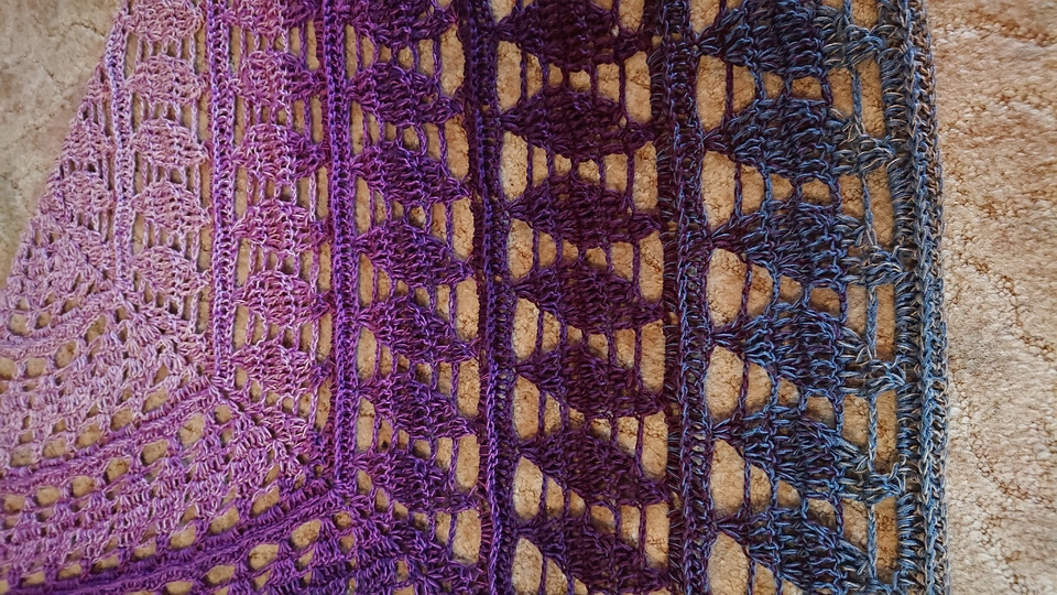 Tuch Ria häkeln Dreieckstuch