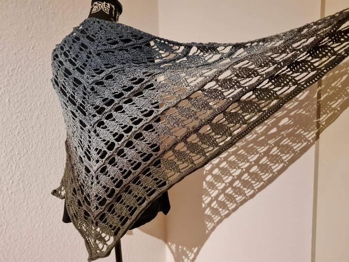 Tuch Ria häkeln Dreieckstuch