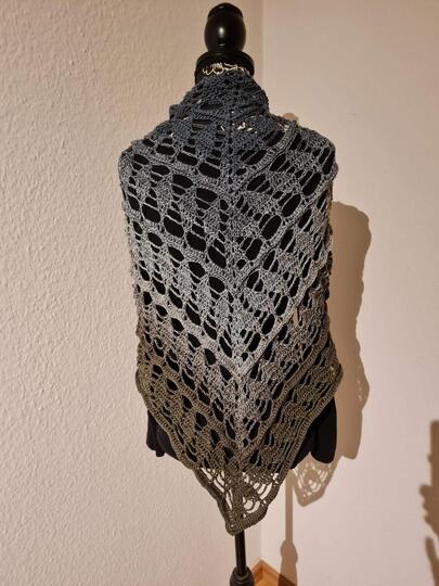 Tuch Ria häkeln Dreieckstuch