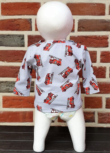 Fin Baby Shirt – Buttoned Shoulder Shirt EU 44–98 / US 0–3T