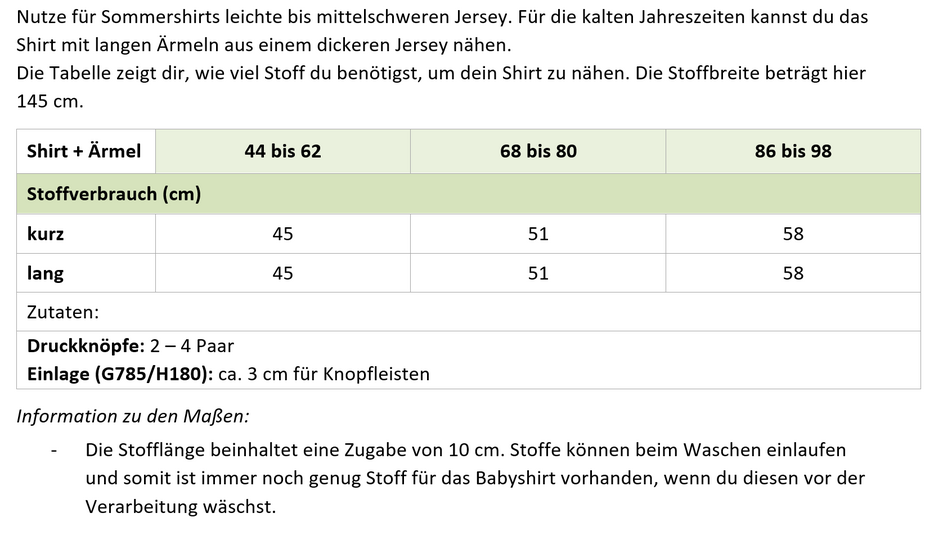 Fin Baby Shirt – Buttoned Shoulder Shirt EU 44–98 / US 0–3T