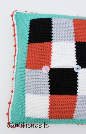 Classic Beetle Crochet Pattern Pillow Cover Tapestry