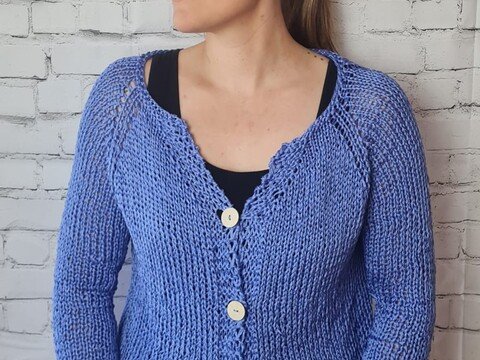 Anleitung Die Blue Moon Strickjacke