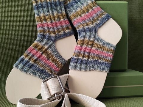 Anleitung: Yogasocken in Gr. 40