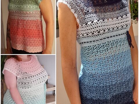 Häkelanleitung - Tunika "Summerlove"