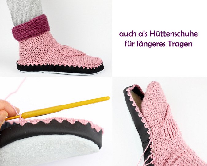 Haussocken mit dem Herz (Gr. 34-43)