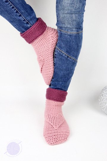 Haussocken mit dem Herz (Gr. 34-43)