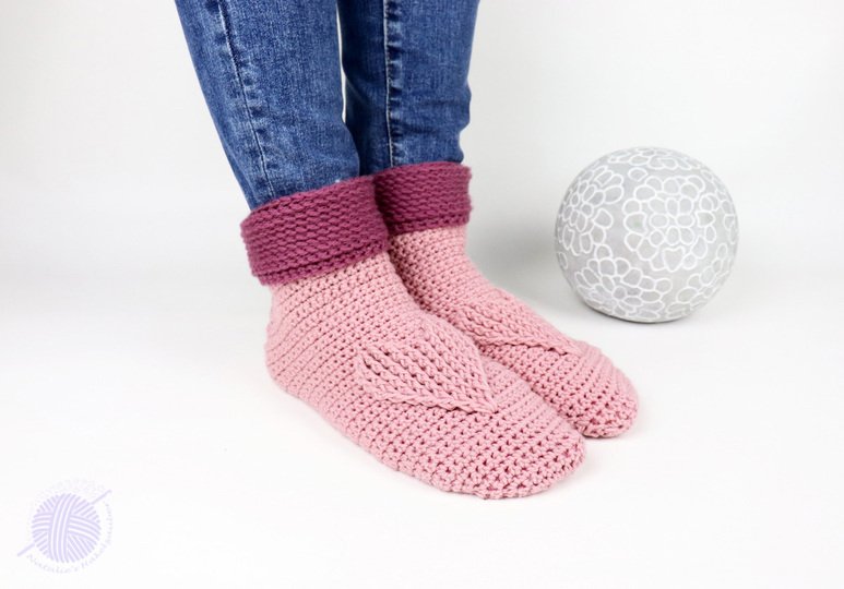 Haussocken mit dem Herz (Gr. 34-43)