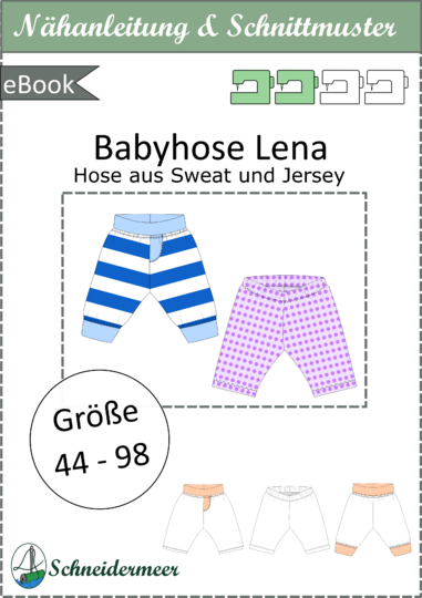 Lena Baby Pants – Long Baby Pants with Elastic Waistband EU 44–98 / US 0–3T