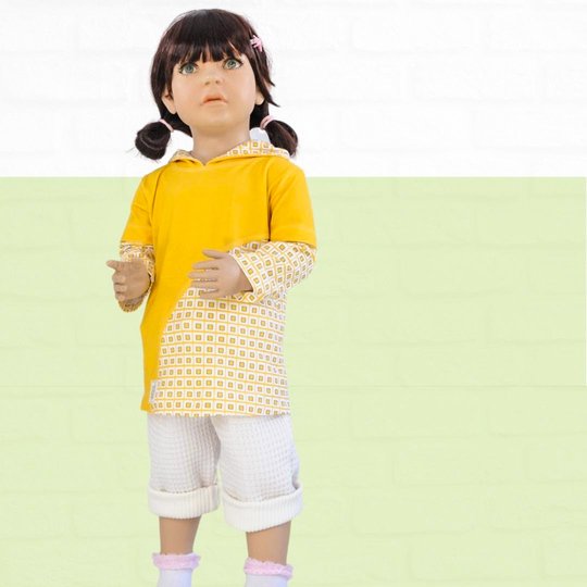 Kinderhoodie Luca Gr. 86-140 Schnittmuster und Nähanleitung