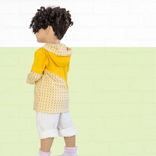 Kinderhoodie Luca Gr. 86-140 Schnittmuster und Nähanleitung