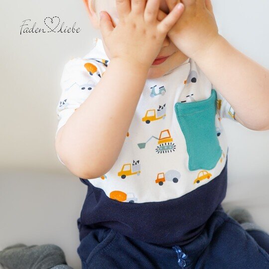 Kinderhoodie Luca Gr. 86-140 Schnittmuster und Nähanleitung