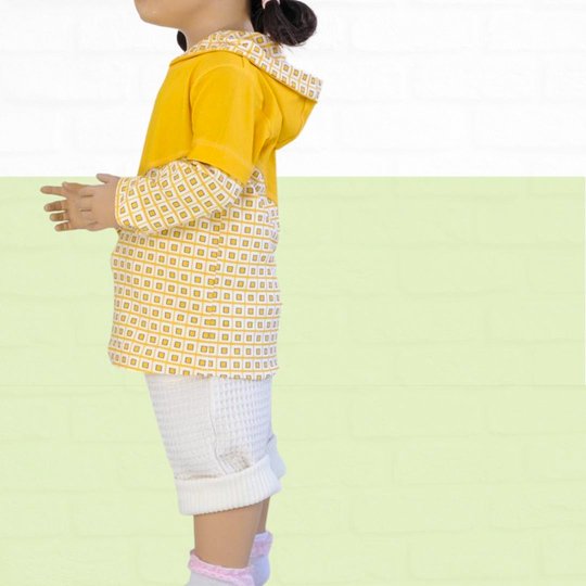 Kinderhoodie Luca Gr. 86-140 Schnittmuster und Nähanleitung