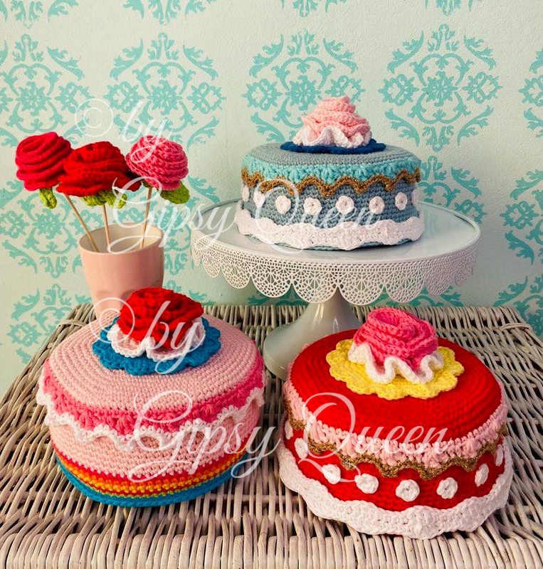 Häkelanleitung Lotte Lecker – Deko-Torte mit Stauraum, PDF DIY Anleitung