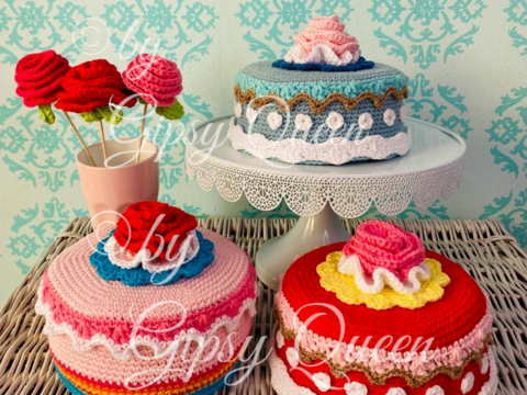 Häkelanleitung Lotte Lecker – Deko-Torte mit Stauraum, PDF DIY Anleitung