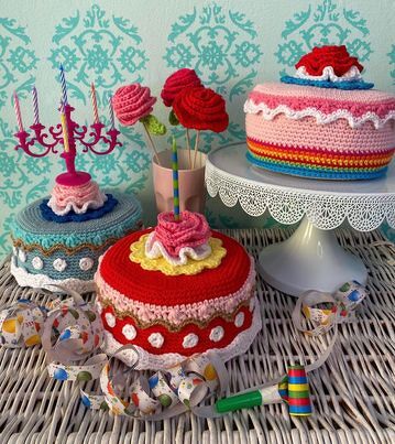 Häkelanleitung Lotte Lecker – Deko-Torte mit Stauraum, PDF DIY Anleitung - Bild 5