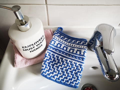 Waschlappen - Mosaik fürs Badezimmer