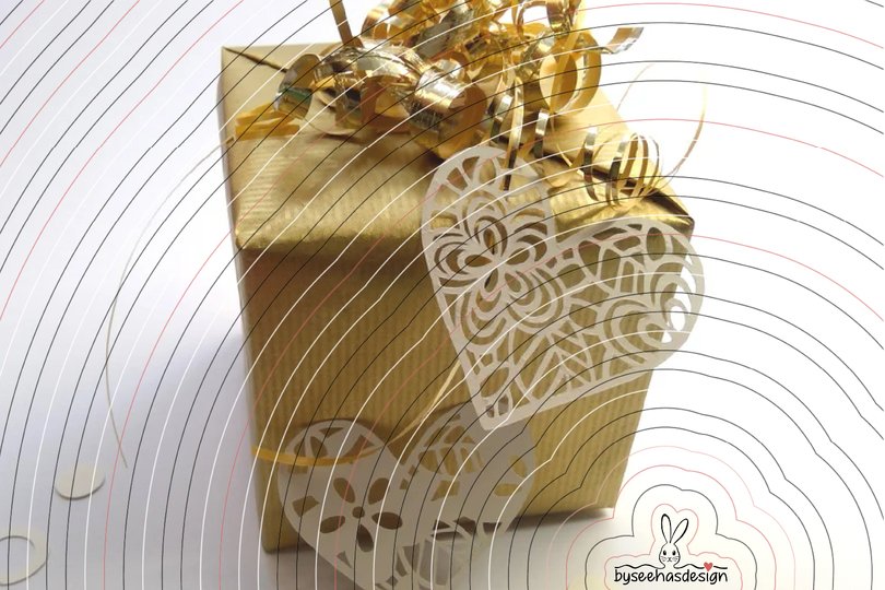 Herz Blumen Plotterdatei SVG DXF