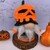 Crochet pattern halloween gnome with pumpkin