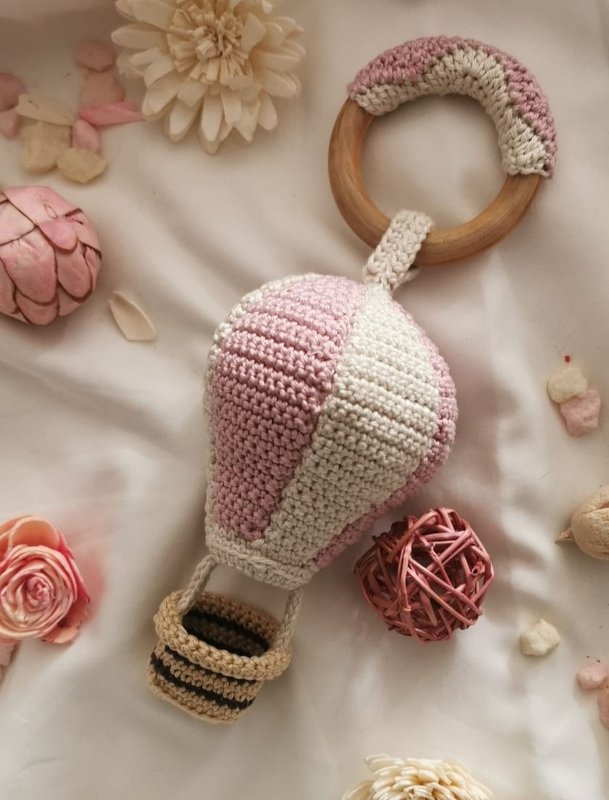 Anleitung Babyrassel Heißluftballon - Bild 2