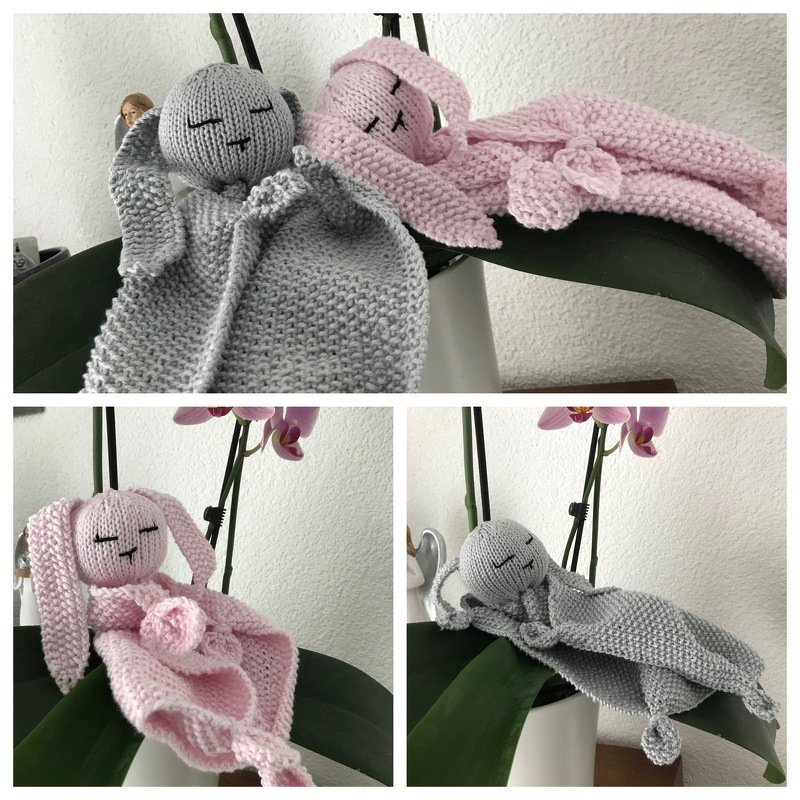 Strickanleitung Kuscheltuch Hase - Bild 5