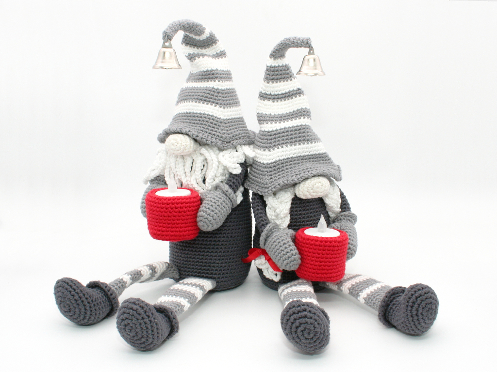 Kerzen-Wichtel - Deko - Häkelanleitung