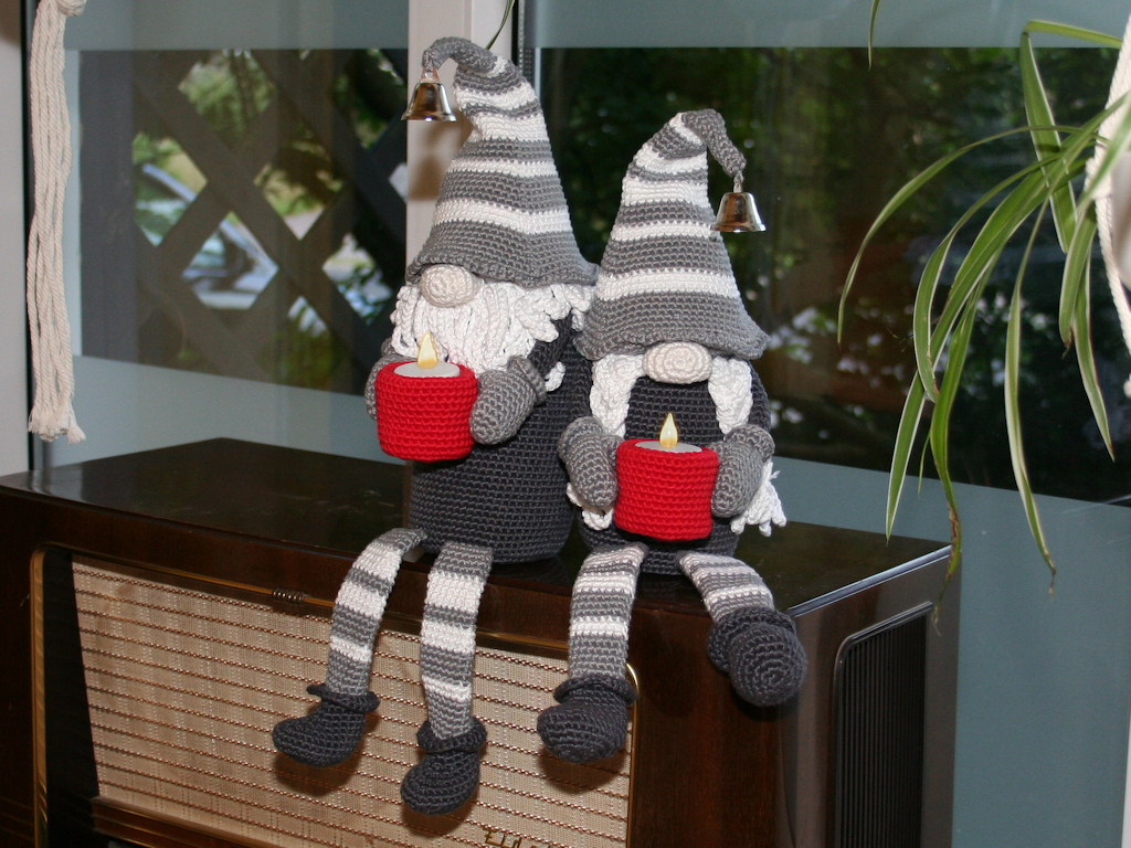 Kerzen-Wichtel - Deko - Häkelanleitung