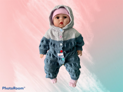 Fusselchens 1. Overall - Strickanleitung