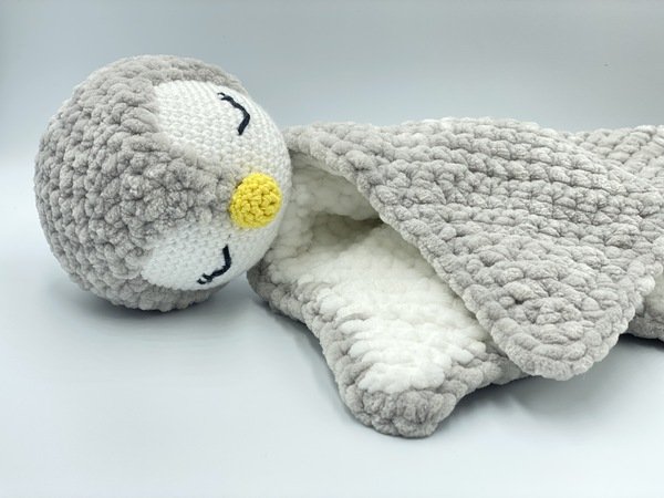 Crochet pattern - Comforter Pinguin