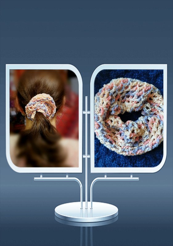 Häkelanleitung Haarband - Haargummi für alle Anlässe - einfach