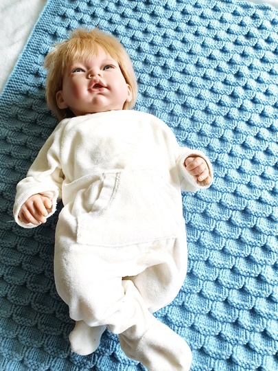 Strickanleitung Babydecke