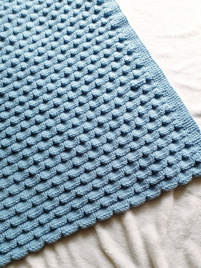 Strickanleitung Babydecke