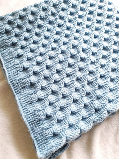 Strickanleitung Babydecke