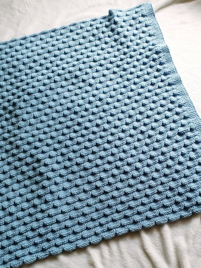 Strickanleitung Babydecke , Krabbeldecke, Spieldecke, Plaid   #289