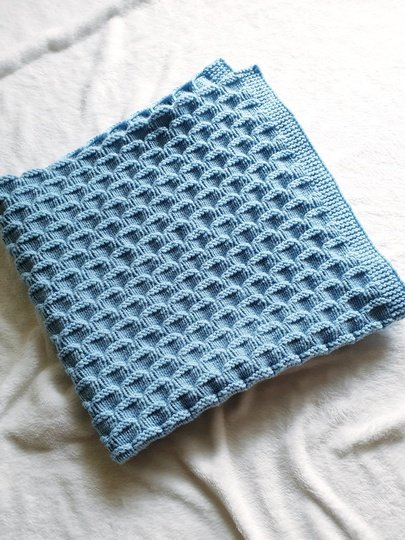 Strickanleitung Babydecke , Krabbeldecke, Spieldecke, Plaid   #289