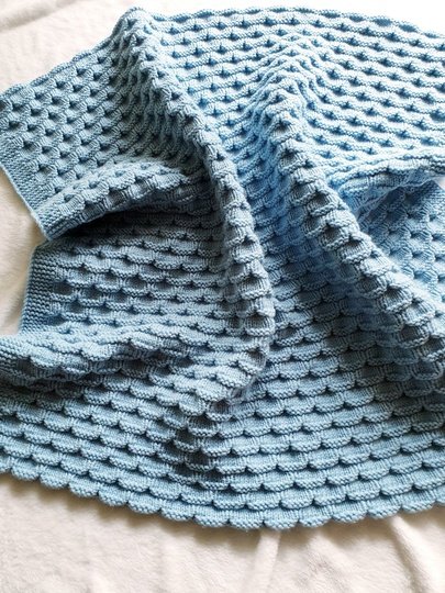 Strickanleitung Babydecke , Krabbeldecke, Spieldecke, Plaid   #289