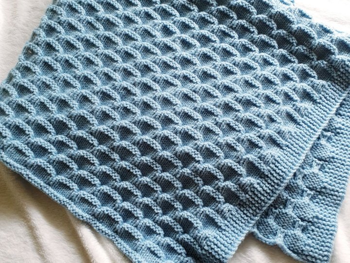 Strickanleitung Babydecke , Krabbeldecke, Spieldecke, Plaid   #289