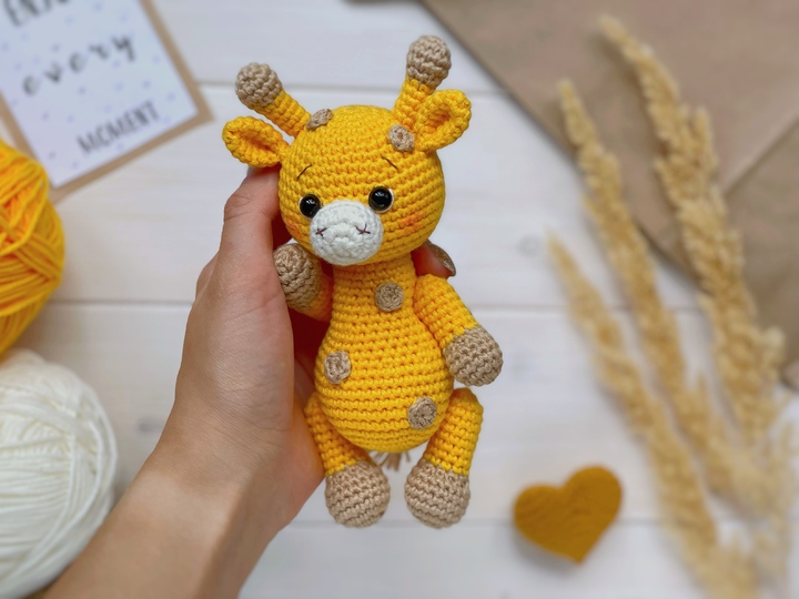 Safari Giraffe Häkelanleitung Amigurumi PDF