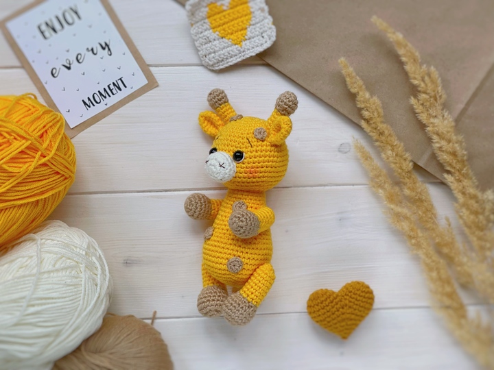 Safari Giraffe Häkelanleitung Amigurumi PDF