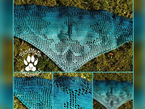 Anleitung Motivtuch Cats in Love / Katzenliebe