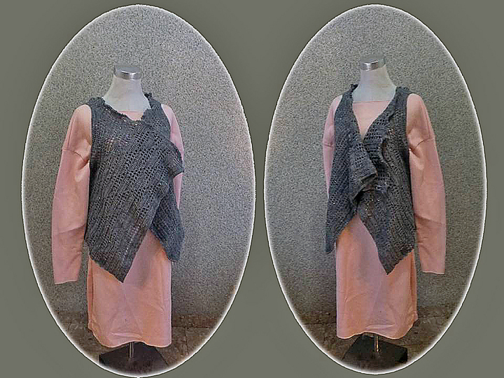 Weste " Half ´N´Half " - alle Größen - auch für Anfänger