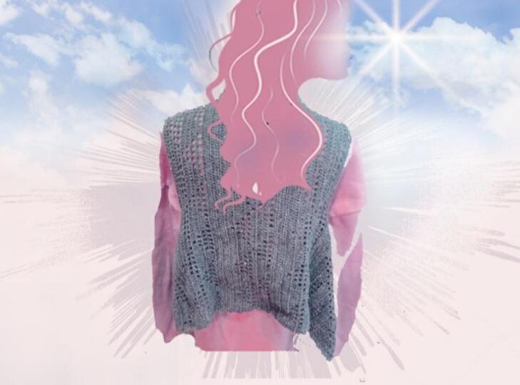 Weste " Half ´N´Half " - alle Größen - auch für Anfänger