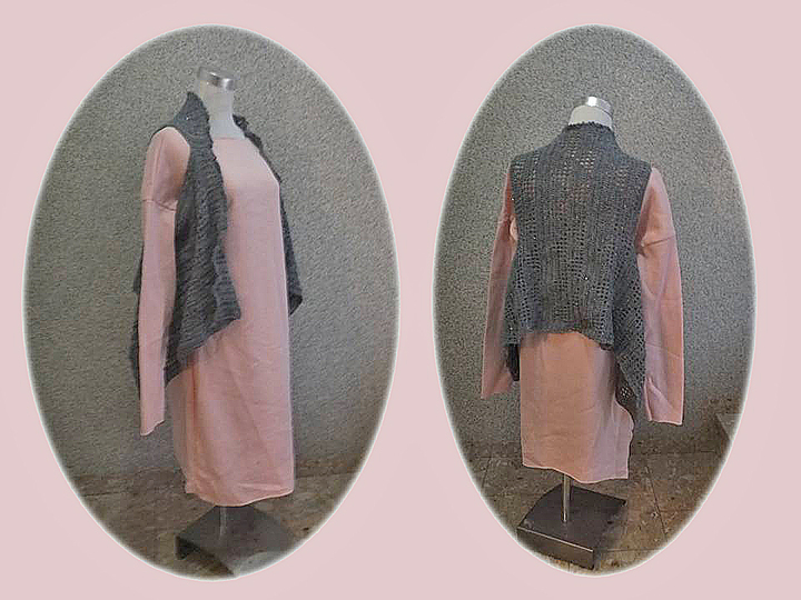 Weste " Half ´N´Half " - alle Größen - auch für Anfänger